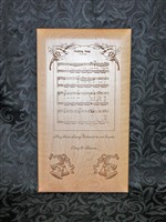 Wedding Song Etching